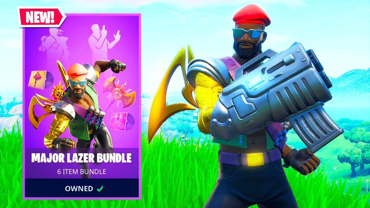 fortnite major lazer bundle
