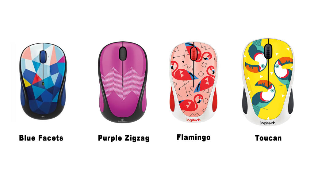 Logitech-M38-series-all-colors-blue-purple-flamingo-toucan