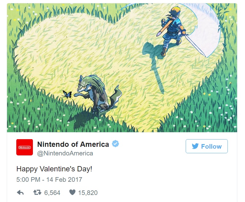 nintendo valentines day