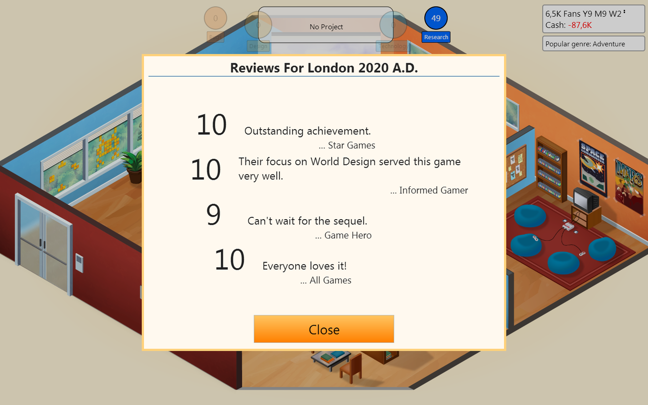 Το 10άρι ήταν πολύ mainstream για το συντάκτη του Game Hero