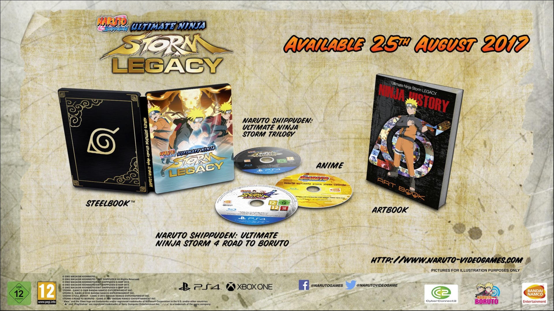 Naruto Shippuden Ultimate Ninja Storm Legacy και Trilogy 