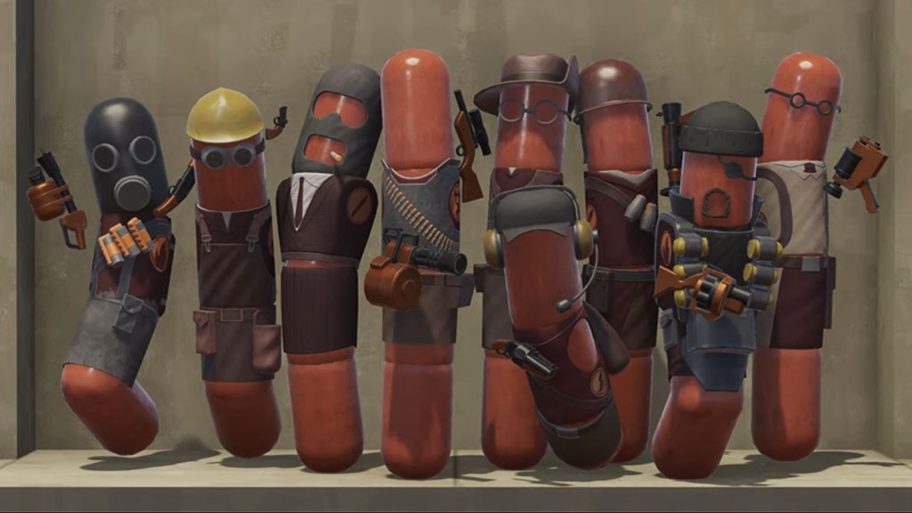 Meat Fortress: Team Fortress για VR με παίκτες hot dogs