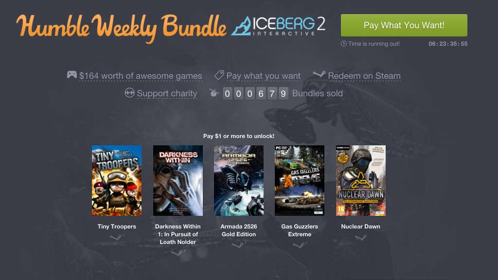 Προσφορές Humble Bundle: Iceberg Interactive 2