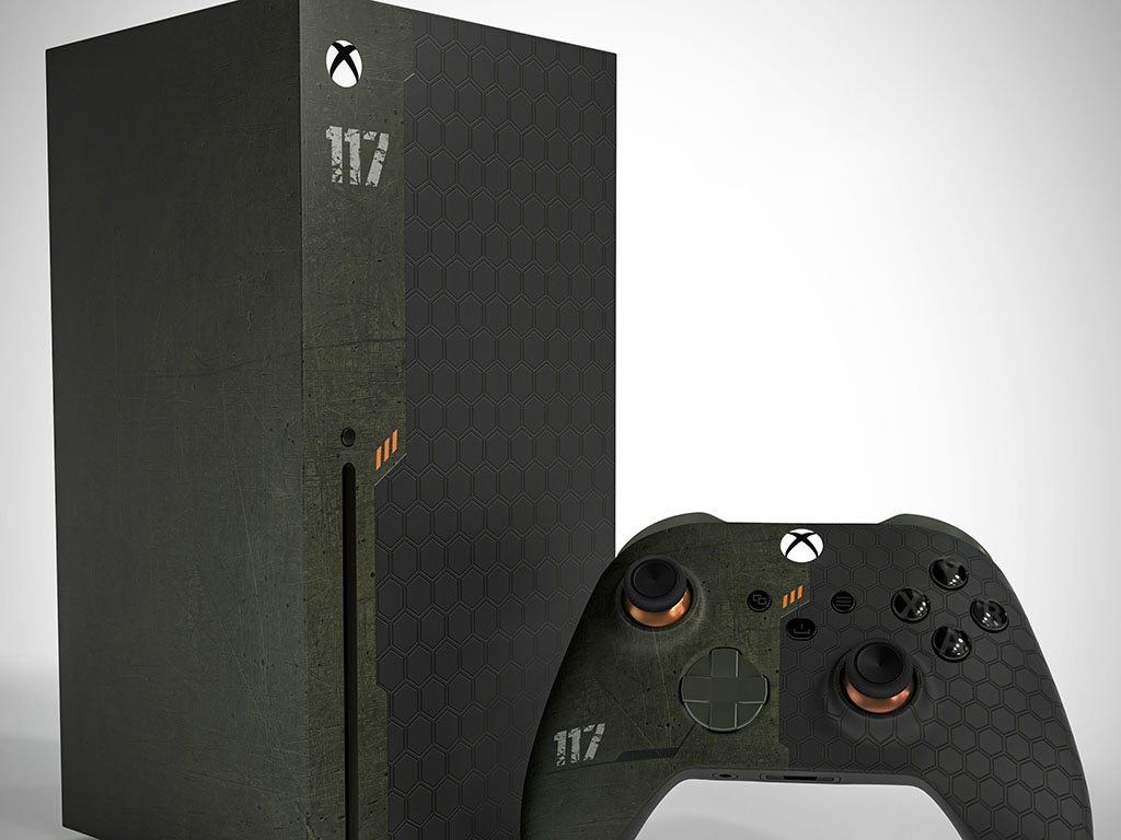 Xbox Series X mockup εμπνευσμένο από το Halo Infinite