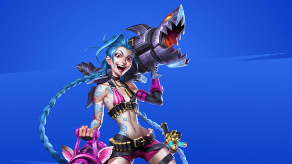 Η Jinx από το League of Legends στο Fortnite