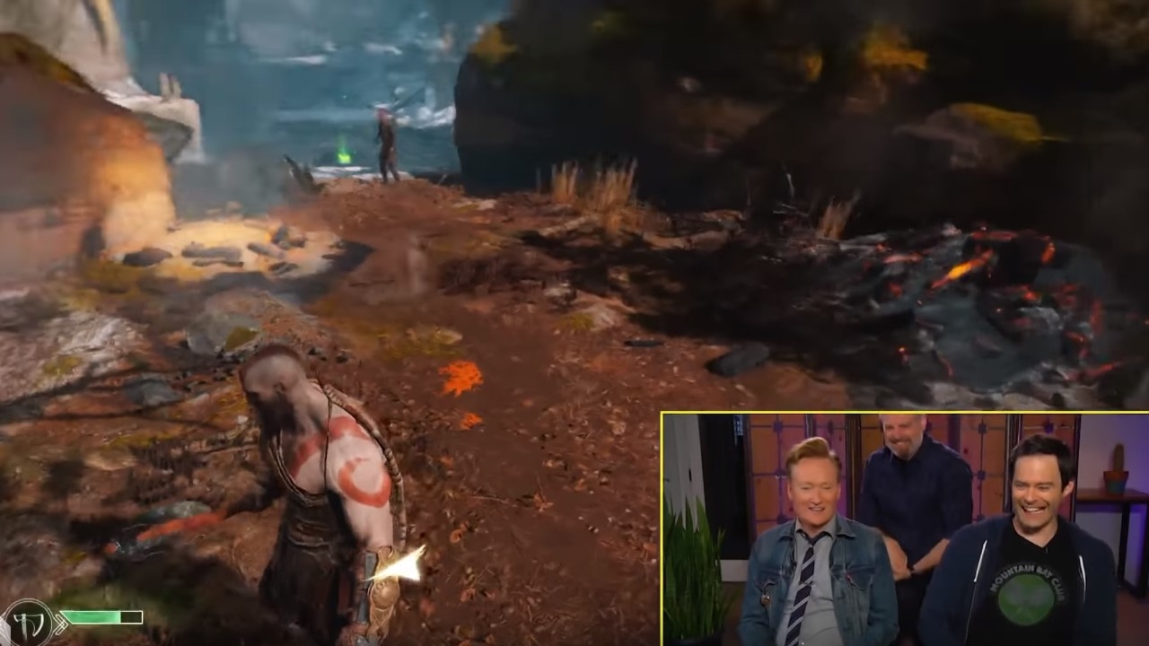 Ο παρουσιαστής Conan O'Brien έπαιξε God of War στην εκπομπή του