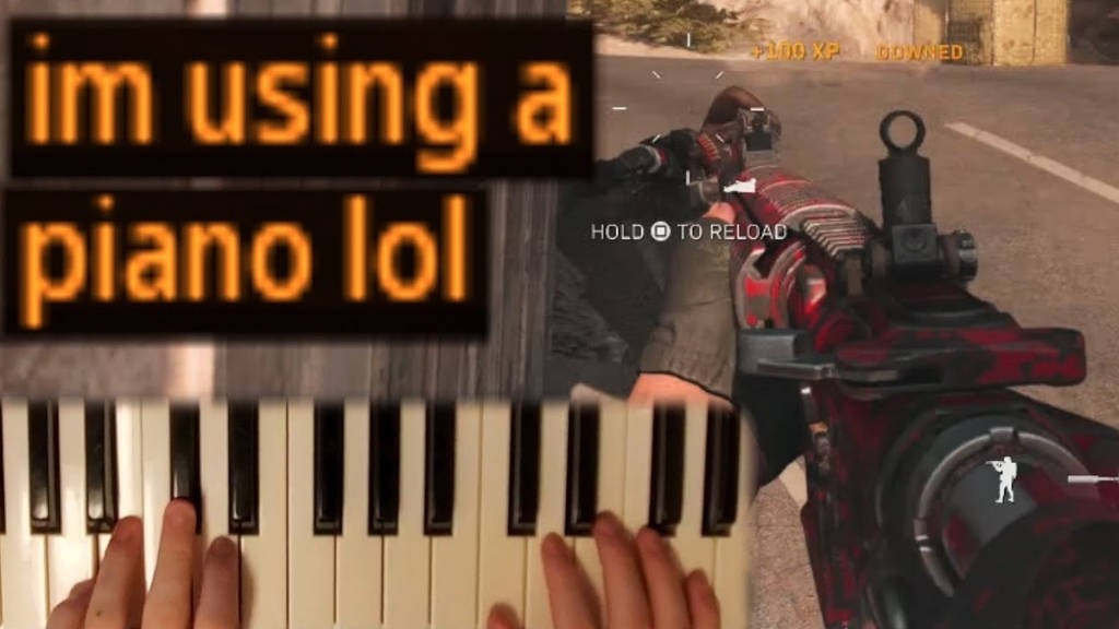 YouTuber παίζει Call of Duty: Warzone χρησιμοποιώντας πιάνο 