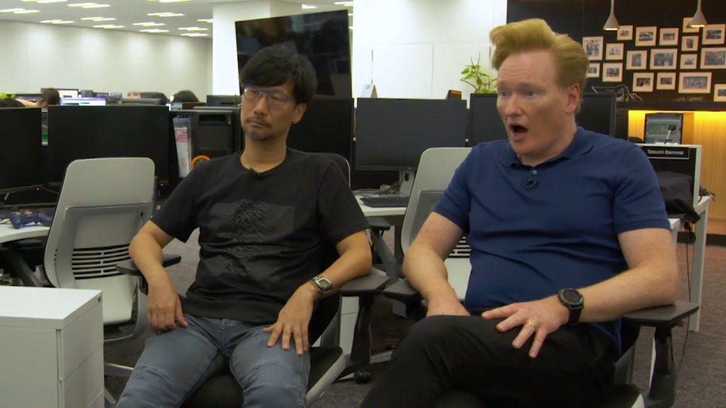 O Conan O’Brian επισκέφτηκε τα γραφεία της Kojima Productions