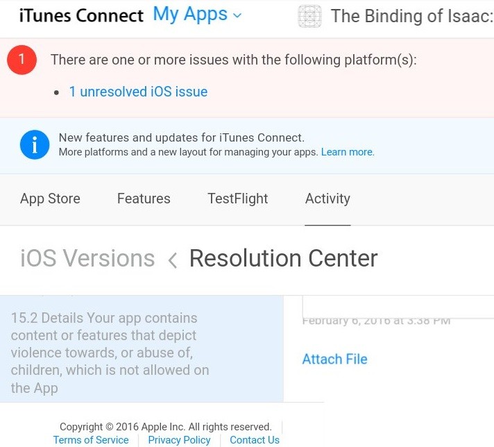 Η Apple απέρριψε το The Binding of Isaac στο iOS